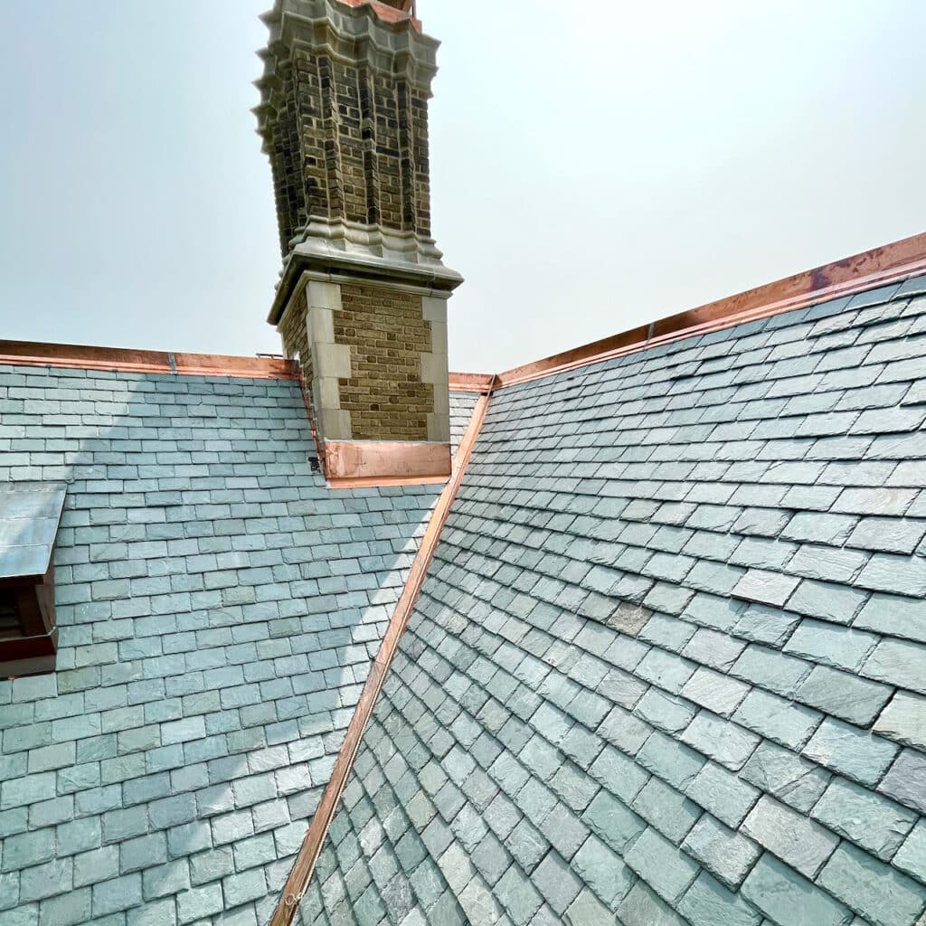 Ambassador’s Residence Slate & Copper Roof Wagner Roofing Company