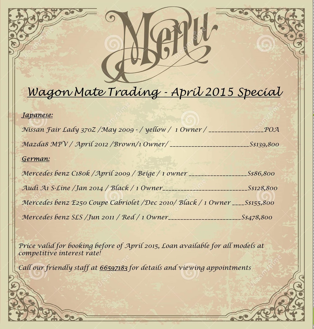 Promotions Wagon Mate Pte Ltd