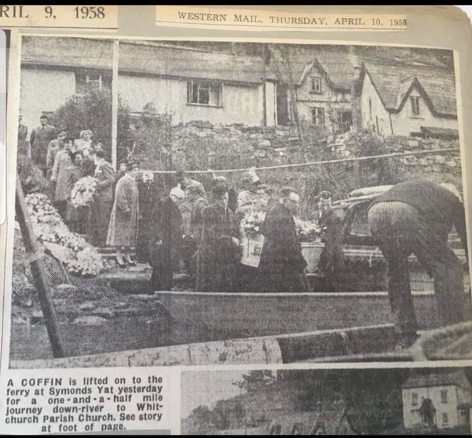 Ron Williams ghillie, waterman and a local character of Symonds Yat