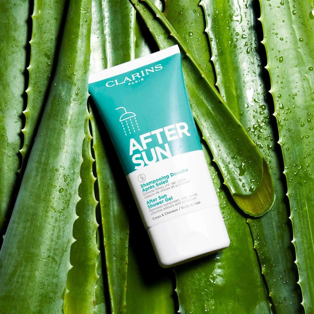 جل دش أفتر صن بعد الشمس للجسم والشعر من كلارنس واحة عطر