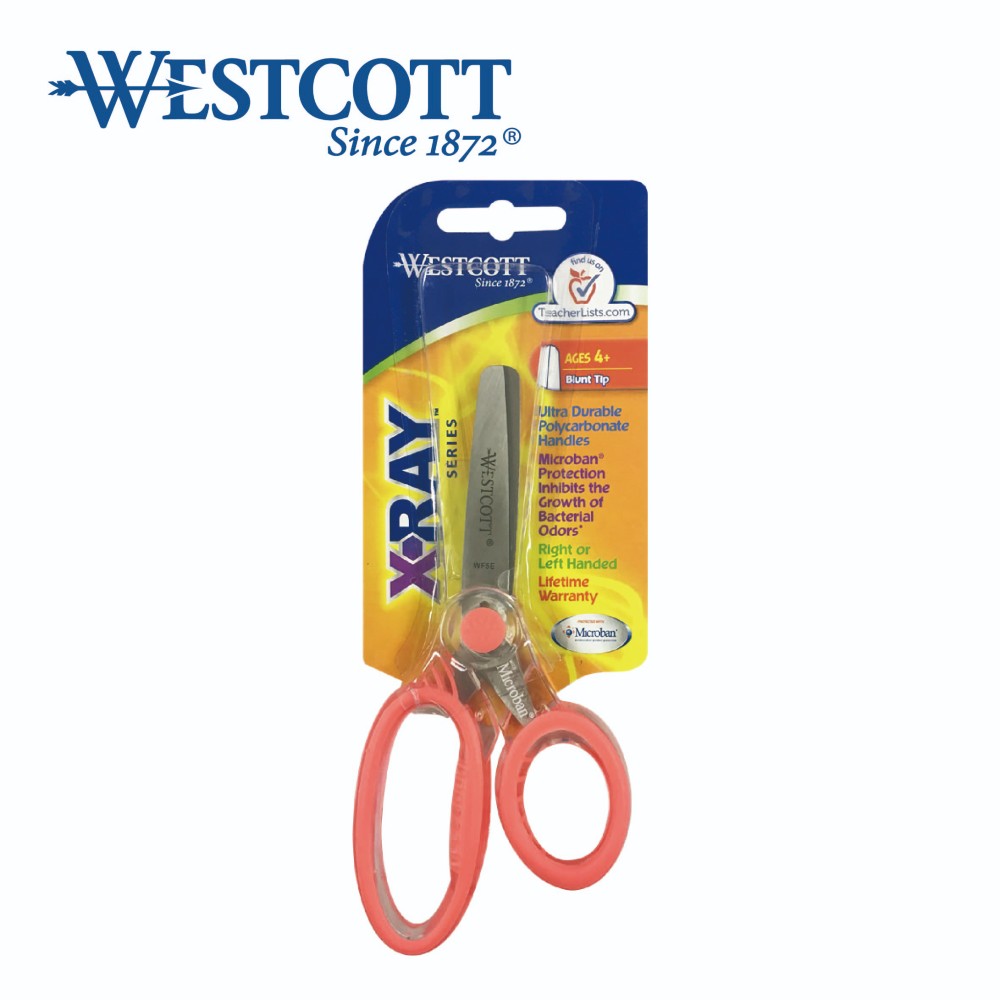 Westcott XRAY SCISSORS 5" RED 14596 華興文儀集團