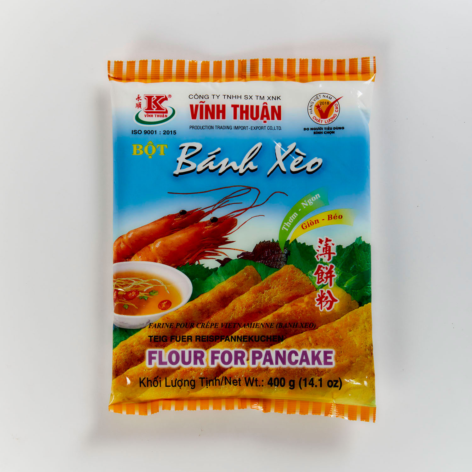 Prepared Mix Flour Banh Xeo 400g/30 Wah Lien