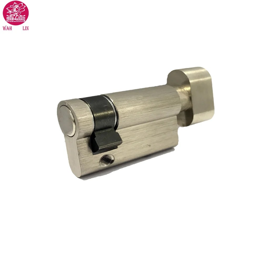 High Quality European Standard Brass Door Locks Key Cylinder With Thumb