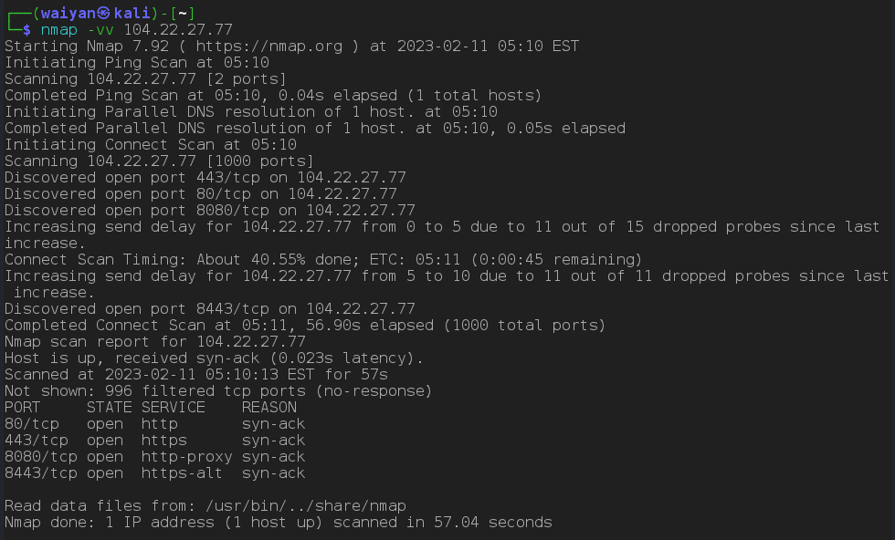 How to use NMAP for information gathering · Portfolio