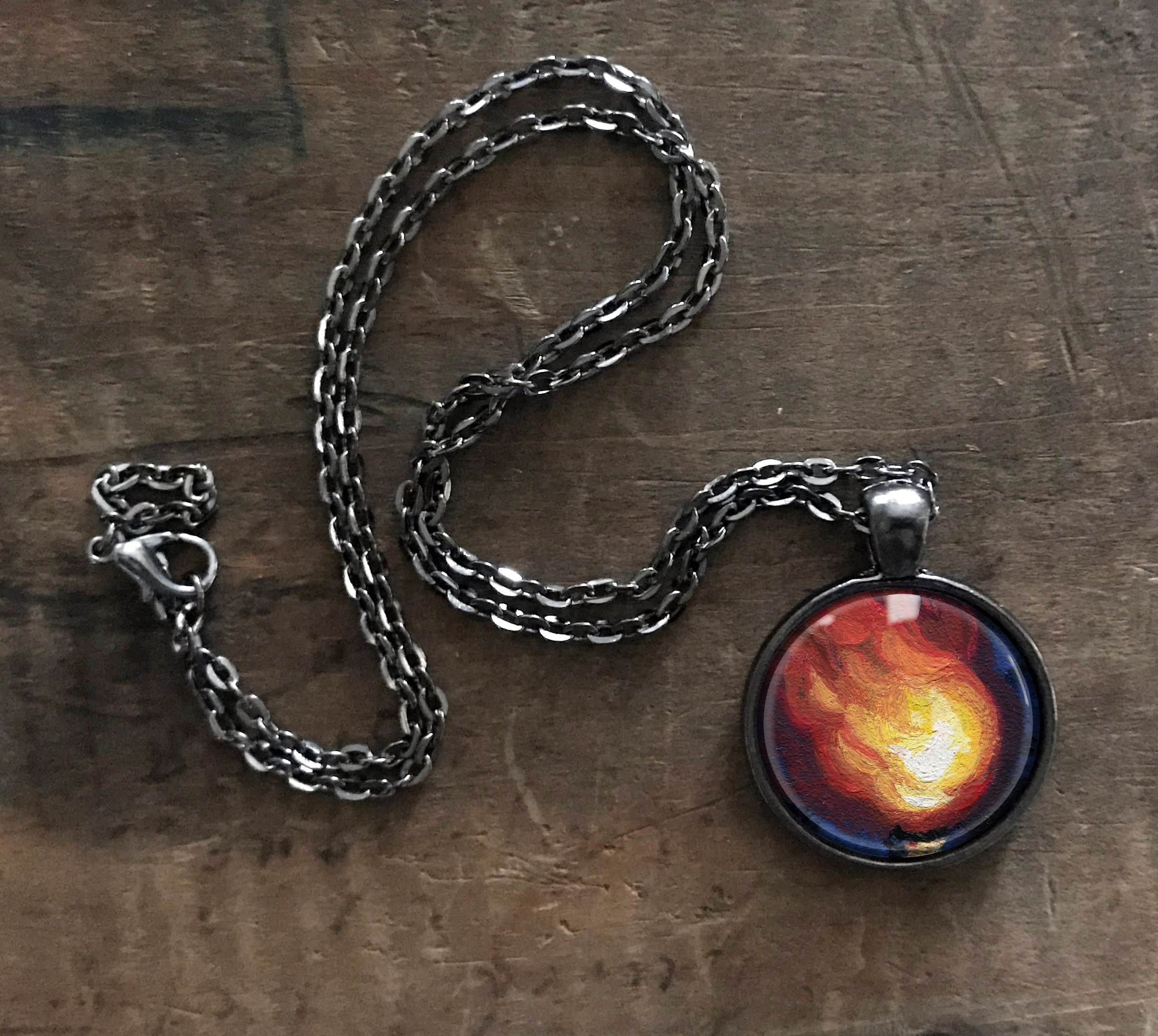 Fire Necklace Wailing Wizard Shop