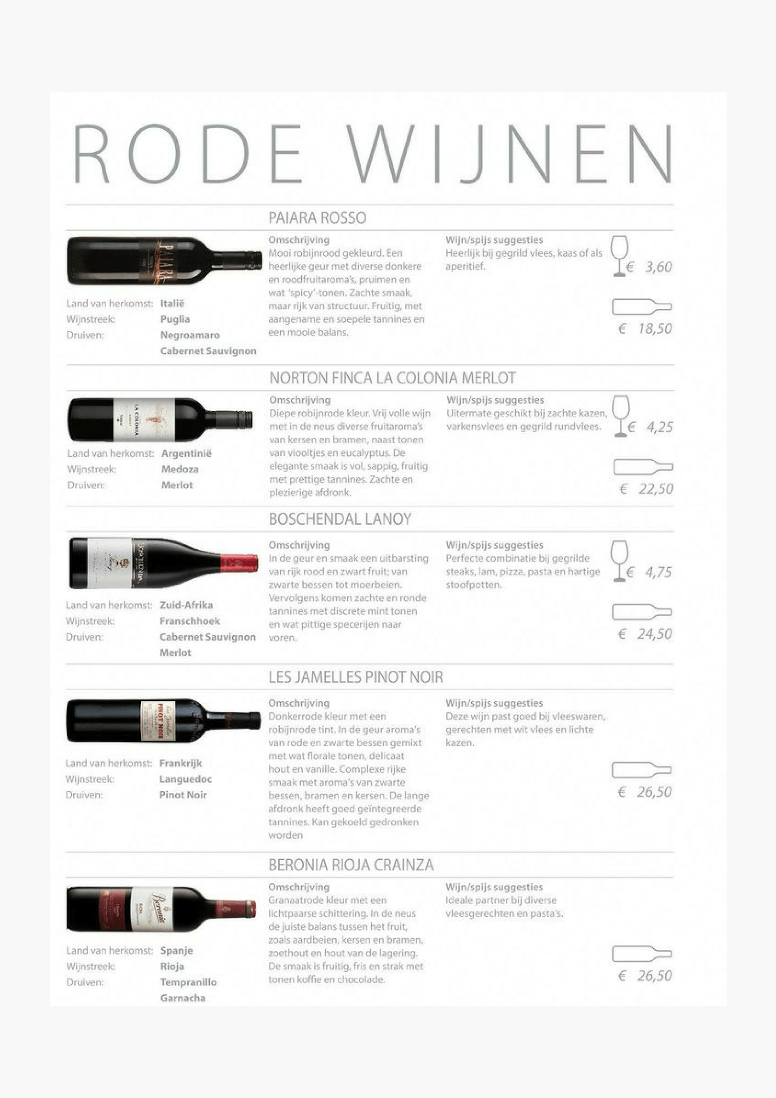 Menu Design. 6 Successful Examples of a Wine Card Waitron.Menu Blog