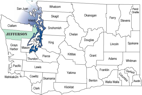 Jefferson County Wa Map