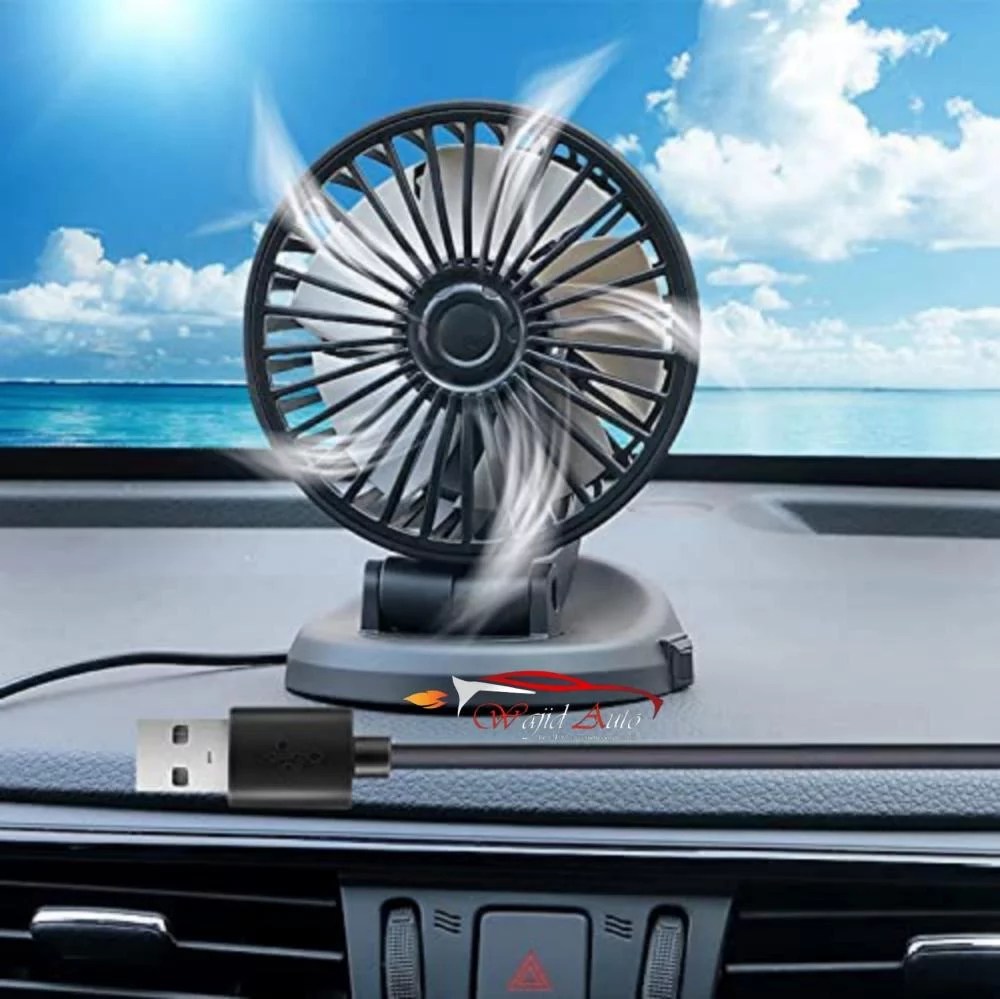Portable Usb Fan For Car Table Office Wajid Auto