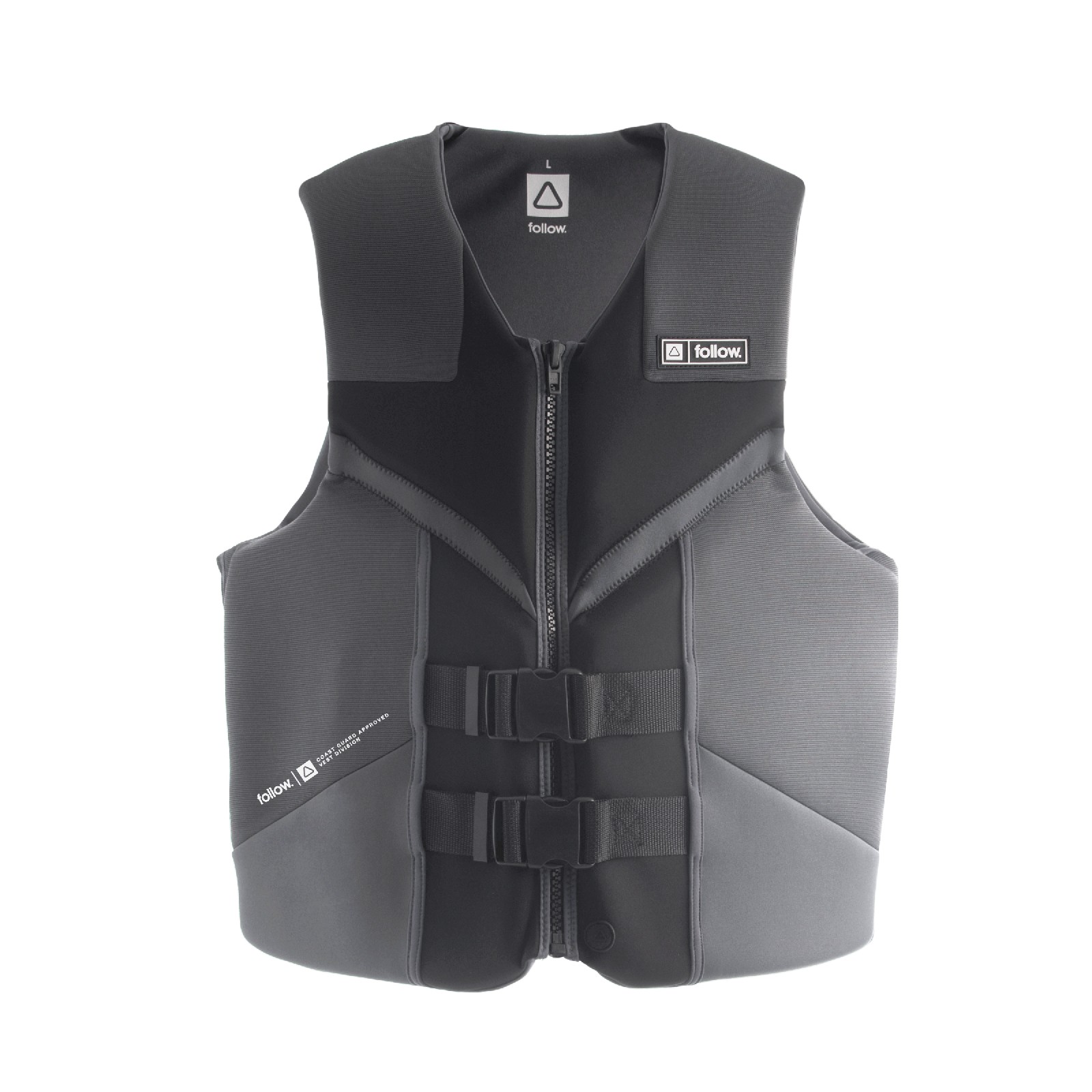 2021 Follow Cure CGA Life Vest Black Wake World