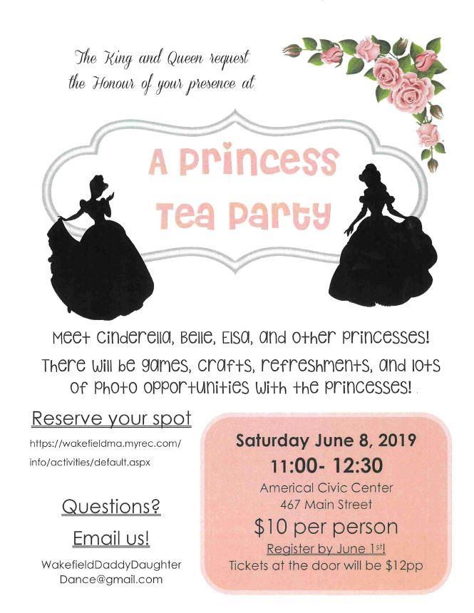 Wakefield Recreation A Princess Tea Party