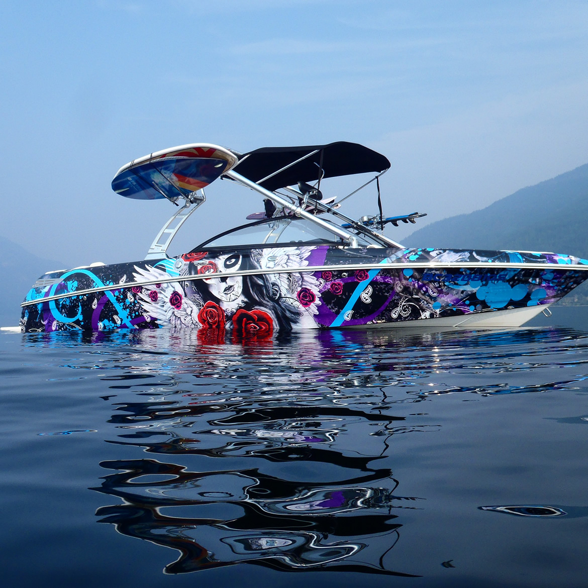 Boat Wraps Vinyl Boat Wraps Wake Graphics