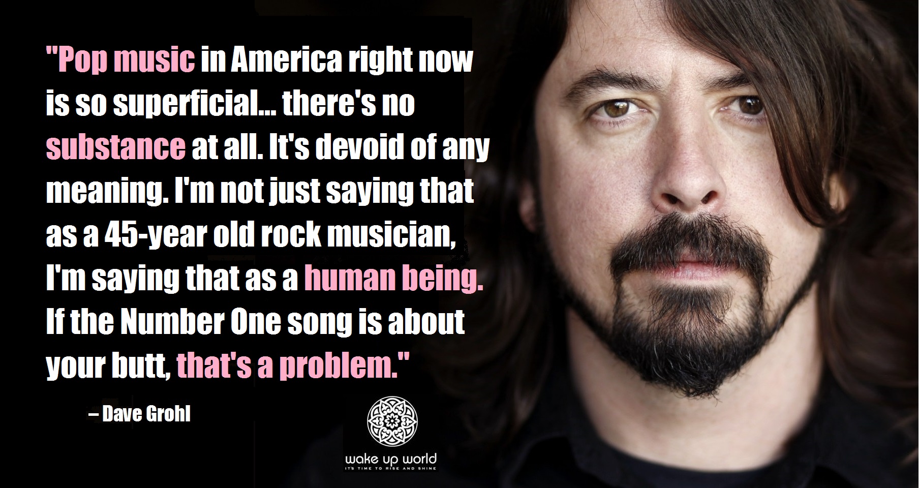 dave grohl meme Wake Up World