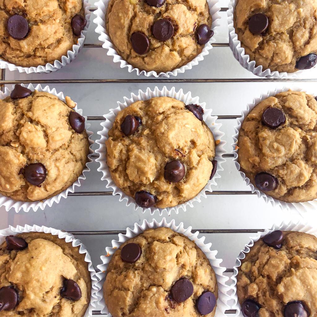 Blender Banana Muffins Wake Up and Kale