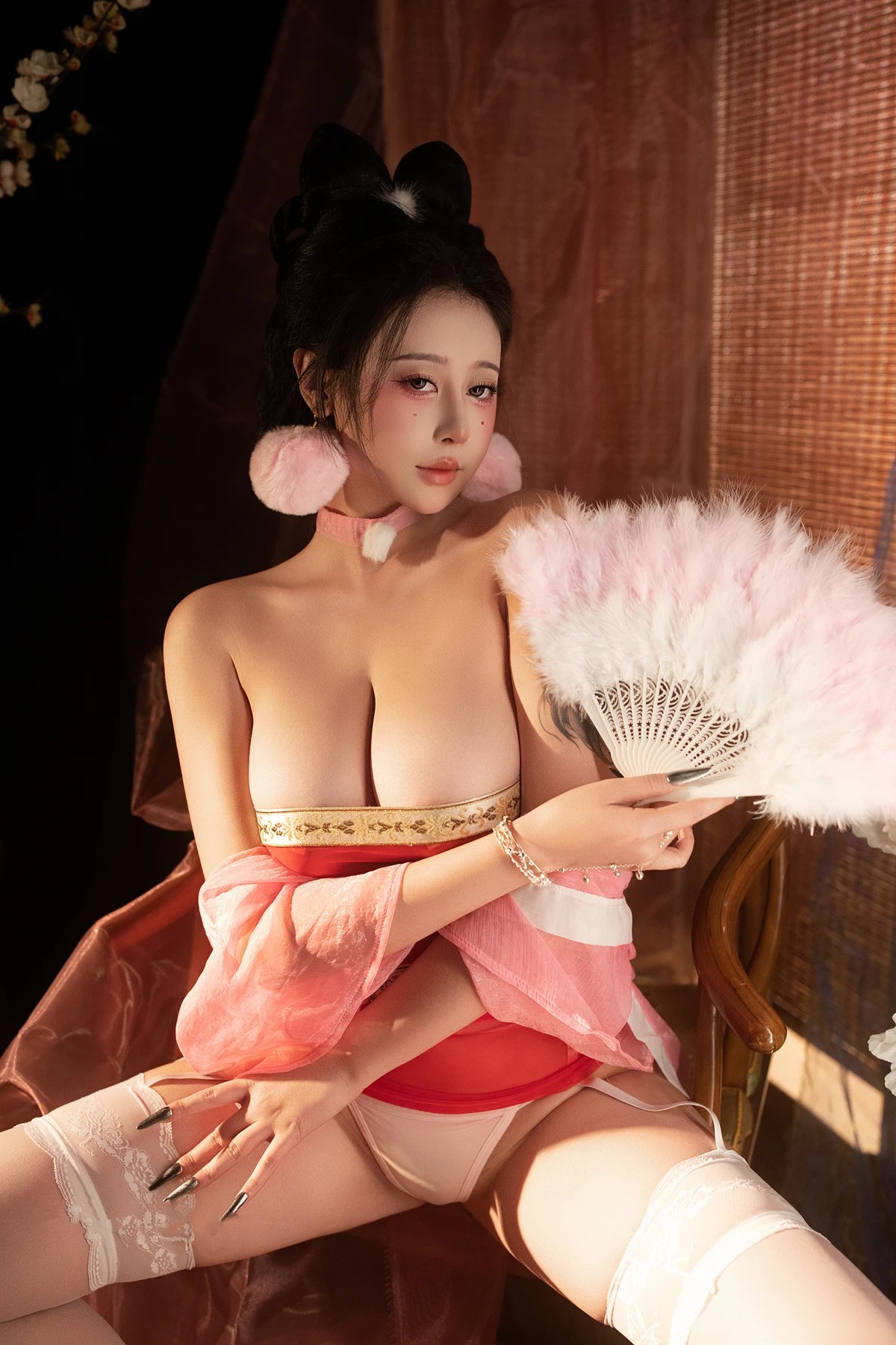 奈汐酱nice Cosplay 古风狐狸妲己儿 Set.01