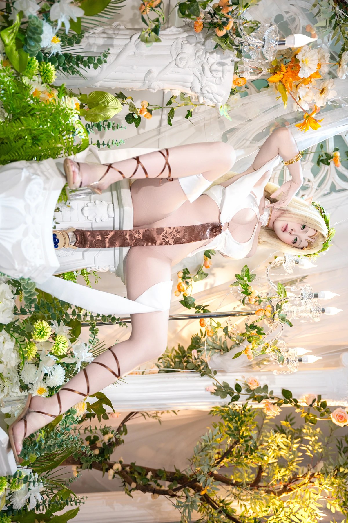 清水由乃Cosplay白精灵塞雷斯汀