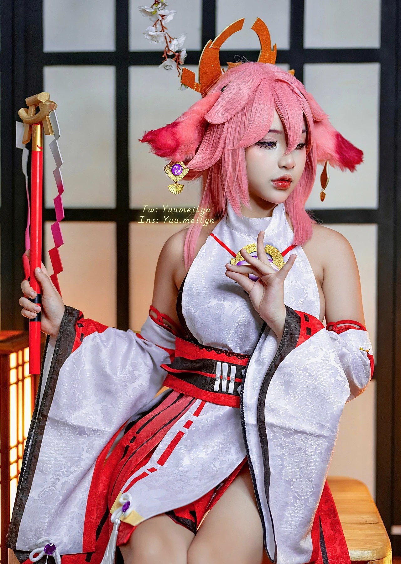 Cosplay linhi_cute Yuumeilyn 八重神子角色扮演
