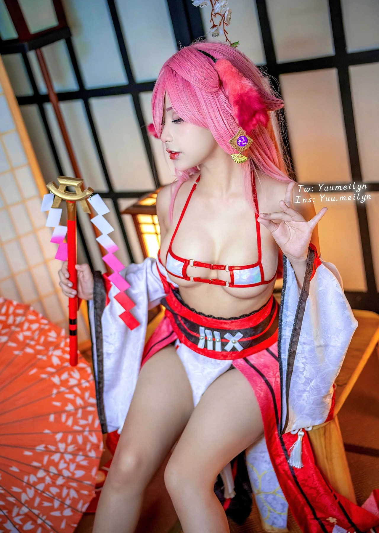 Cosplay linhi_cute Yuumeilyn 八重神子角色扮演