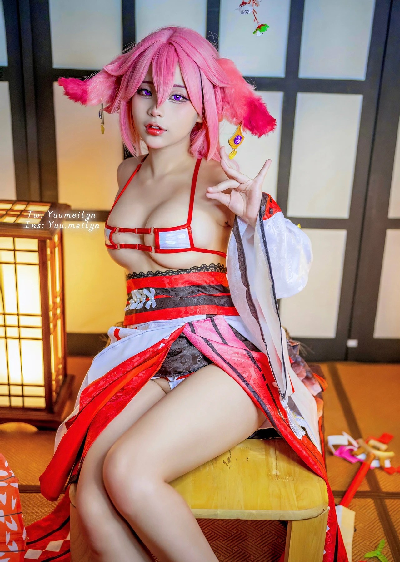Cosplay linhi_cute Yuumeilyn 八重神子角色扮演
