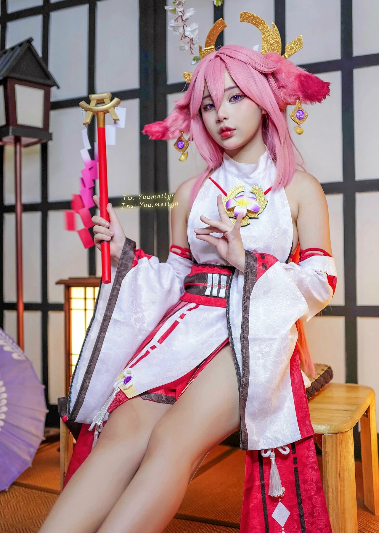 Cosplay linhi_cute Yuumeilyn 八重神子角色扮演