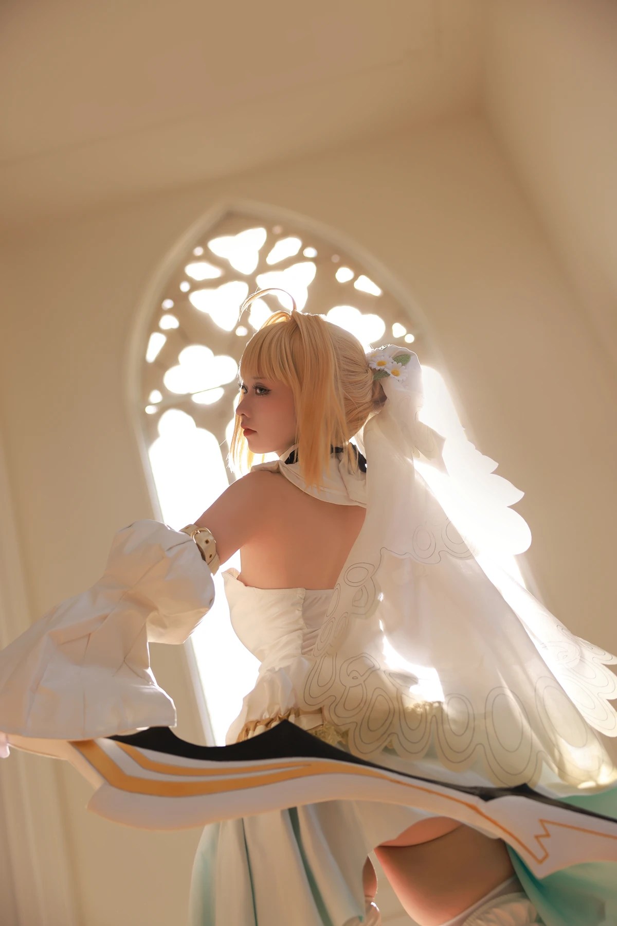 Cosplay G44不会受伤 – 尼禄花嫁