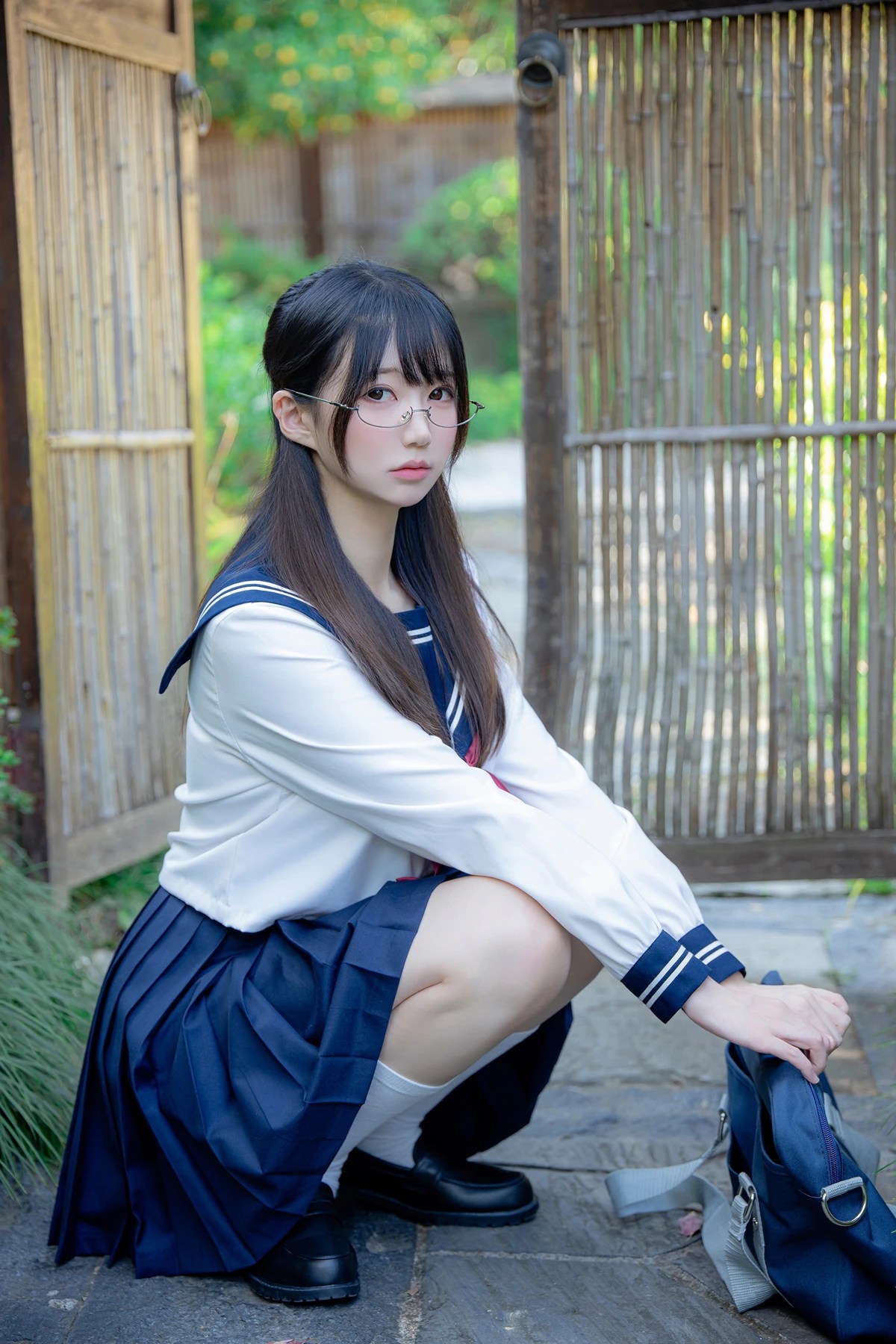 魔物喵Nagisa Cosplay真面目な委員長造型