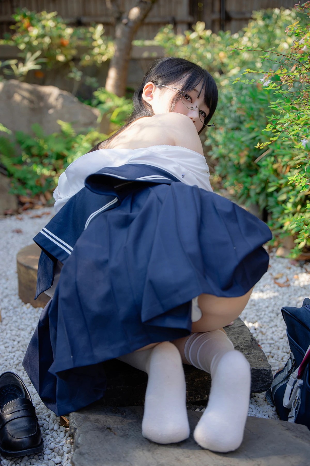 魔物喵Nagisa Cosplay真面目な委員長造型