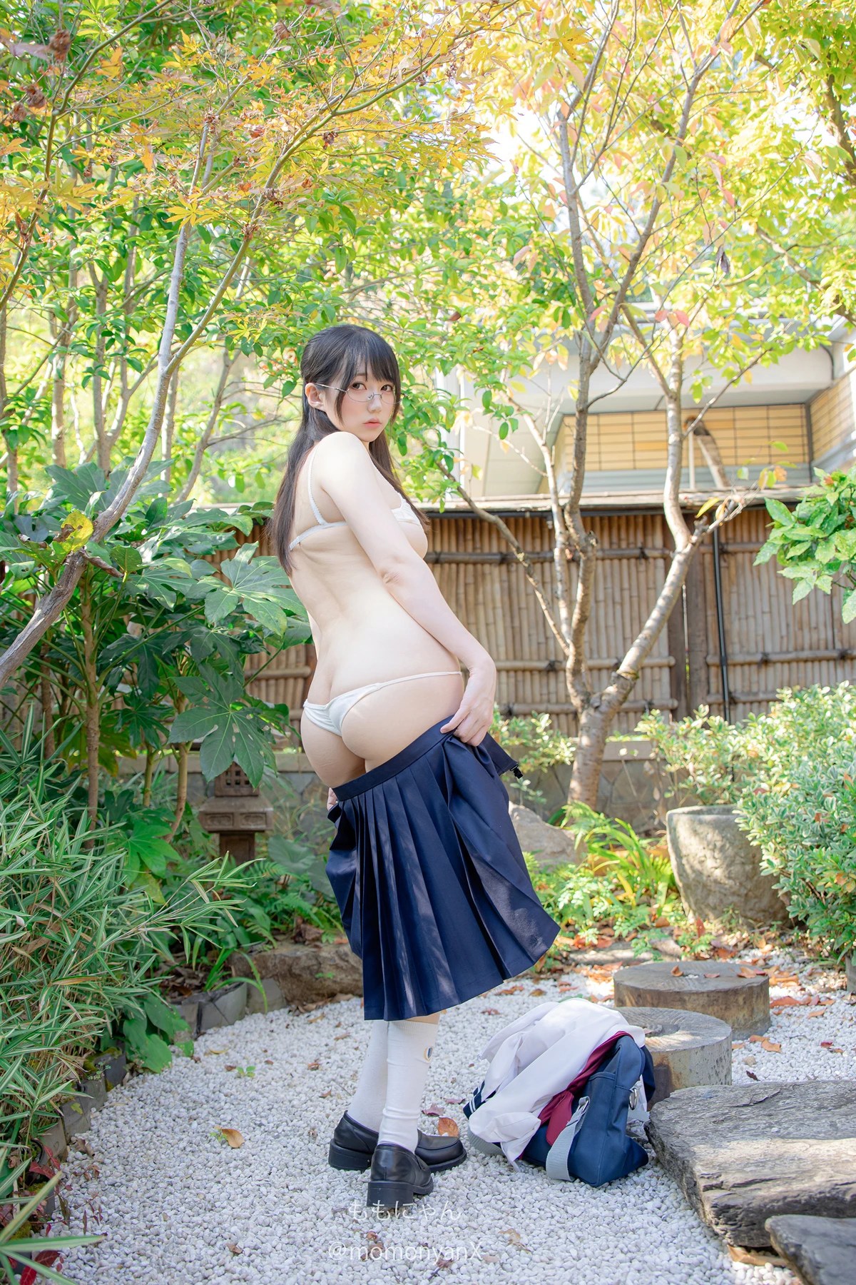 魔物喵Nagisa Cosplay真面目な委員長造型