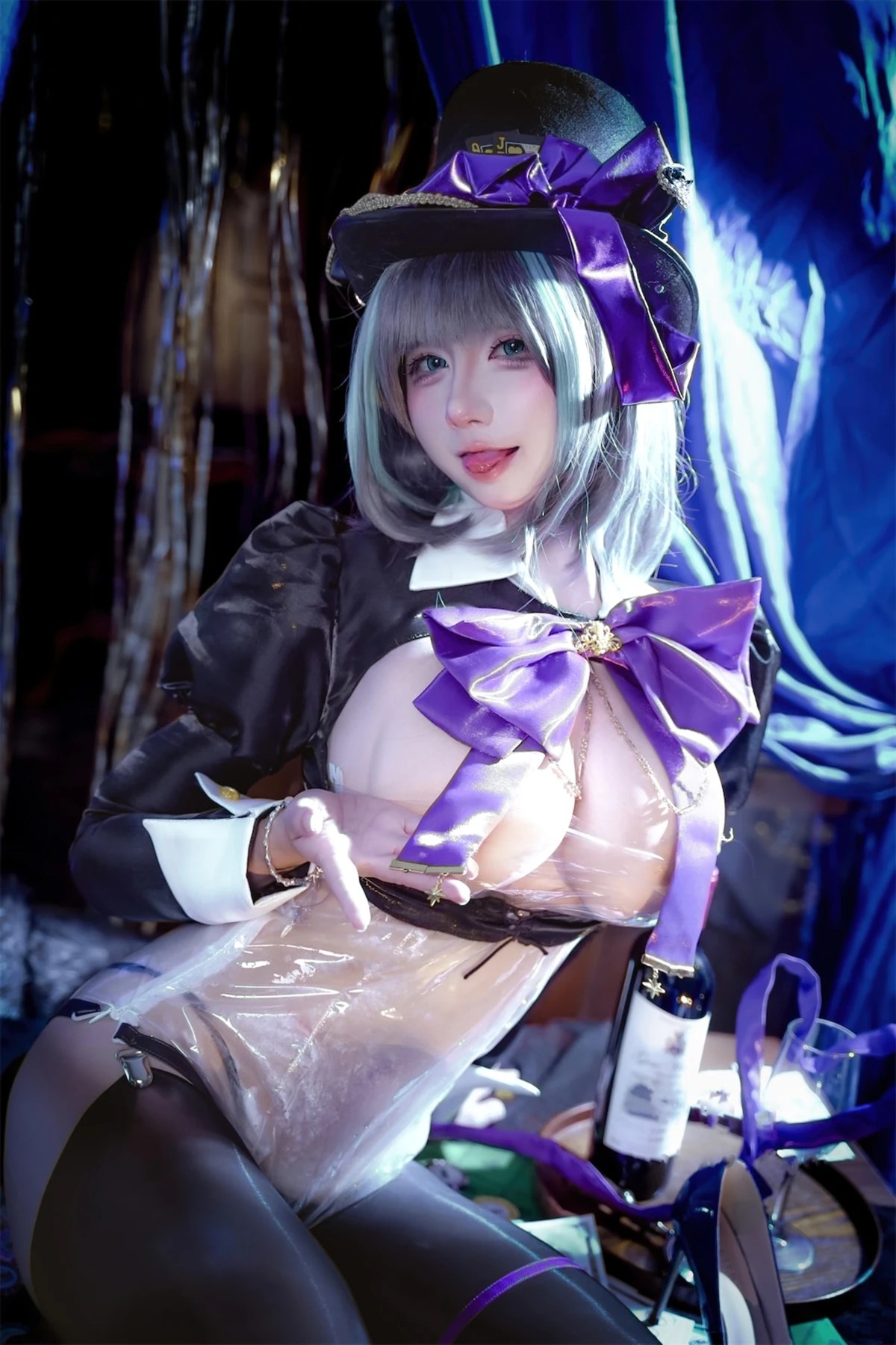 九曲Jean Cosplay 柴郡绚烂夜梦