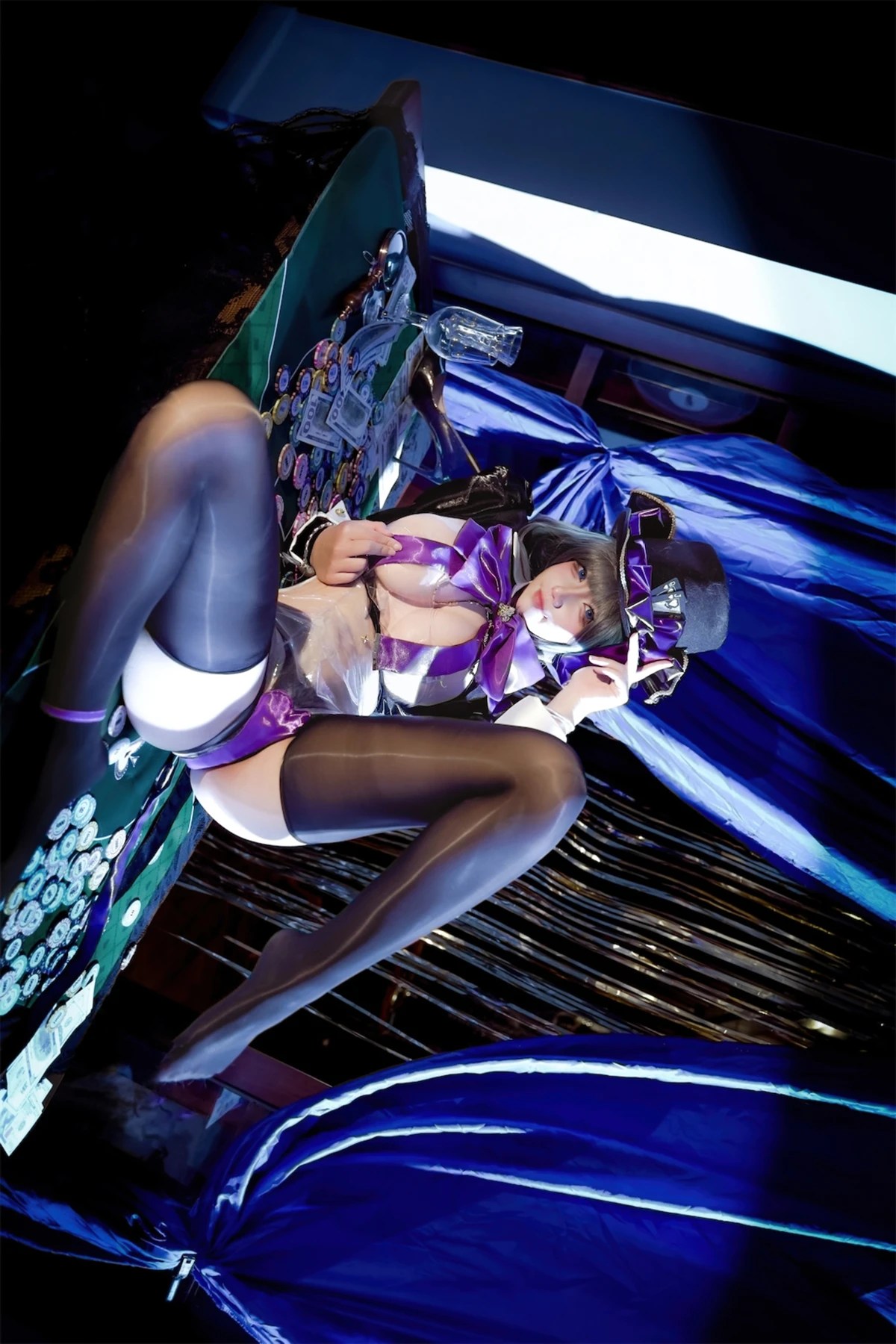 九曲Jean Cosplay 柴郡绚烂夜梦