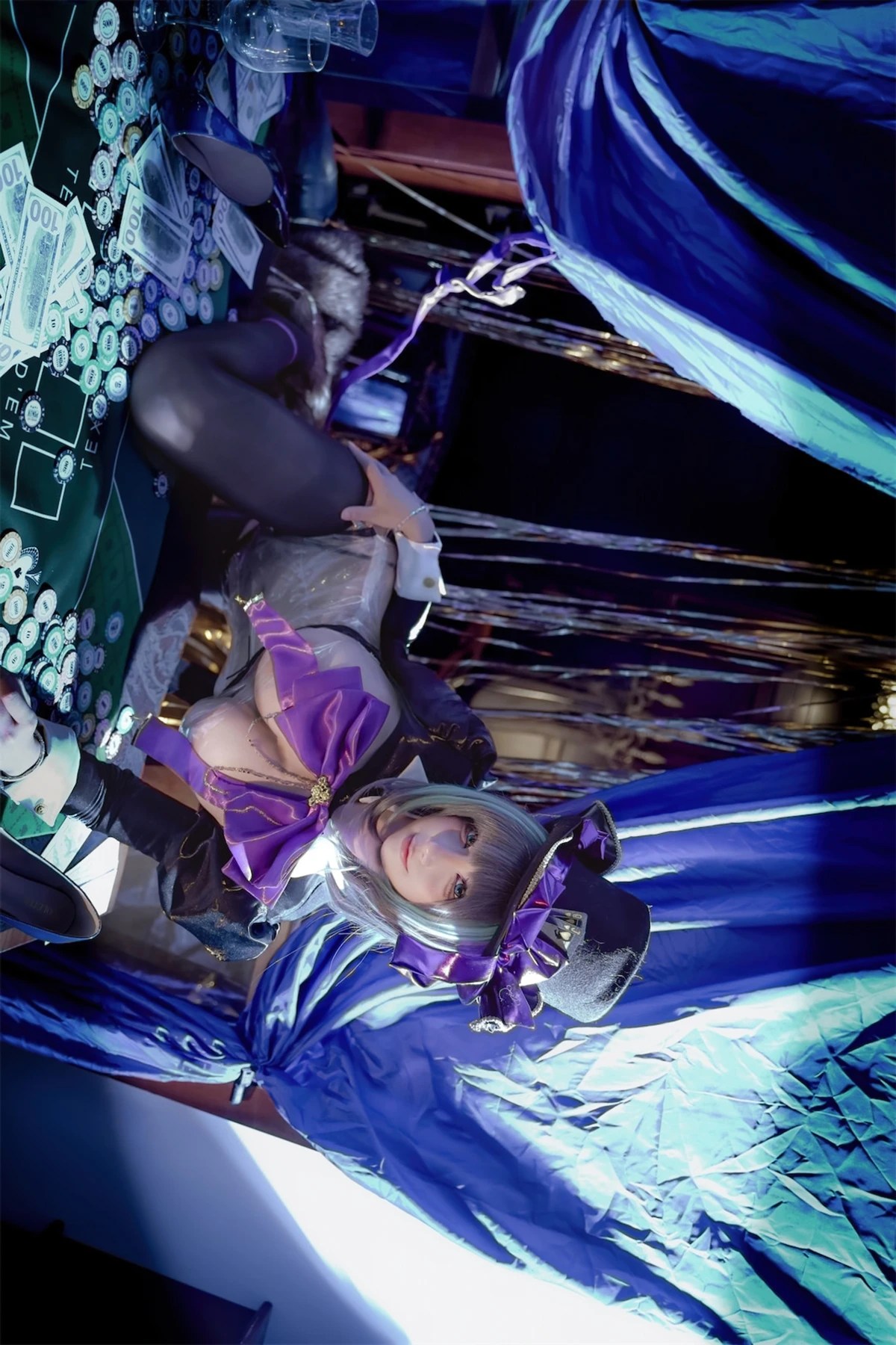 九曲Jean Cosplay 柴郡绚烂夜梦