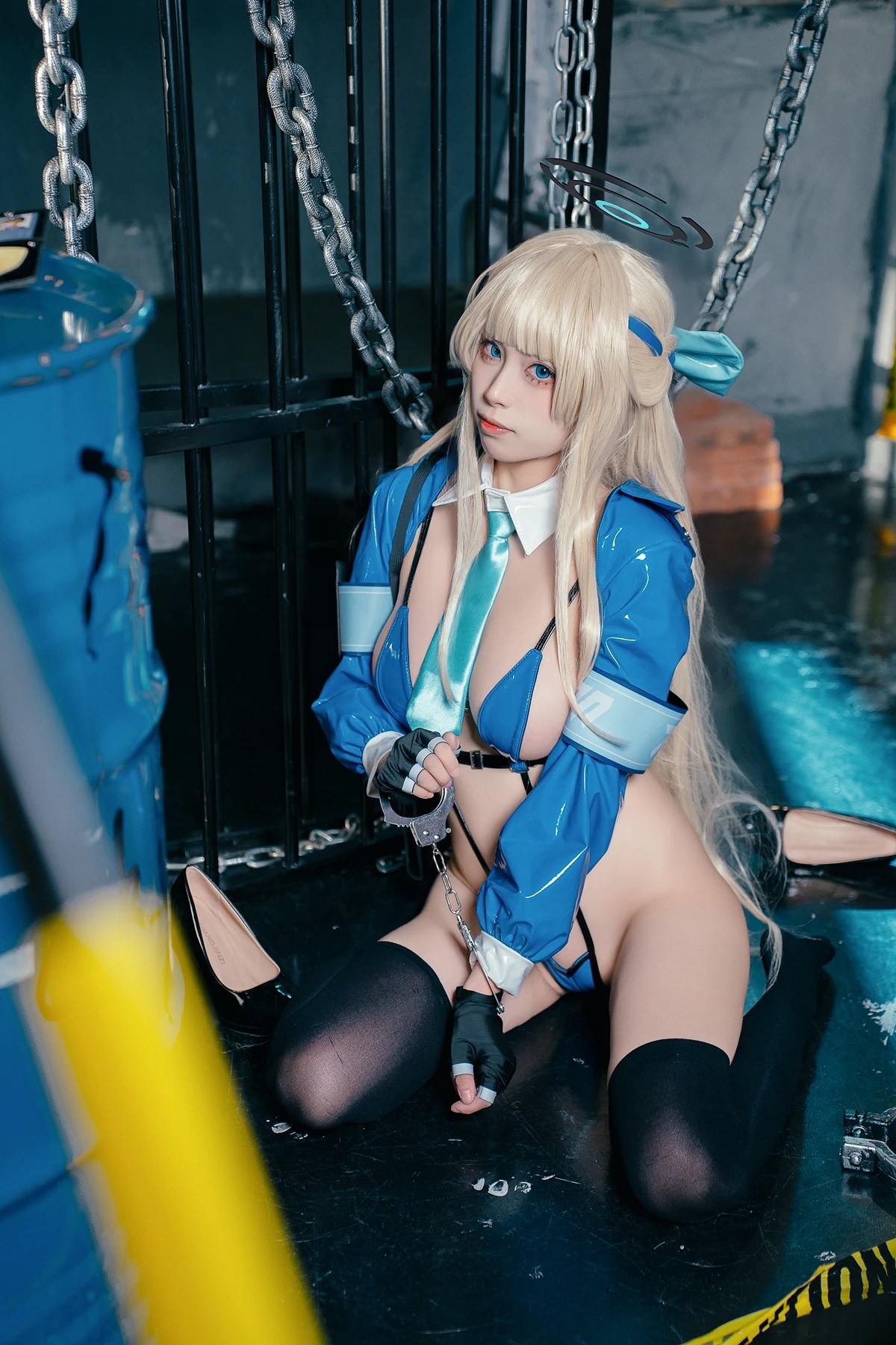 Cosplay 三無人型 蔚蓝档案 飞鸟马时女警