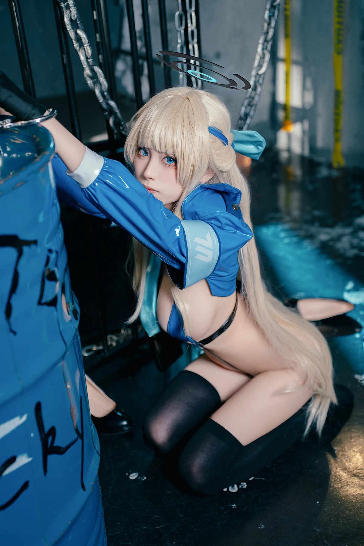 Cosplay 三無人型 蔚蓝档案 飞鸟马时女警