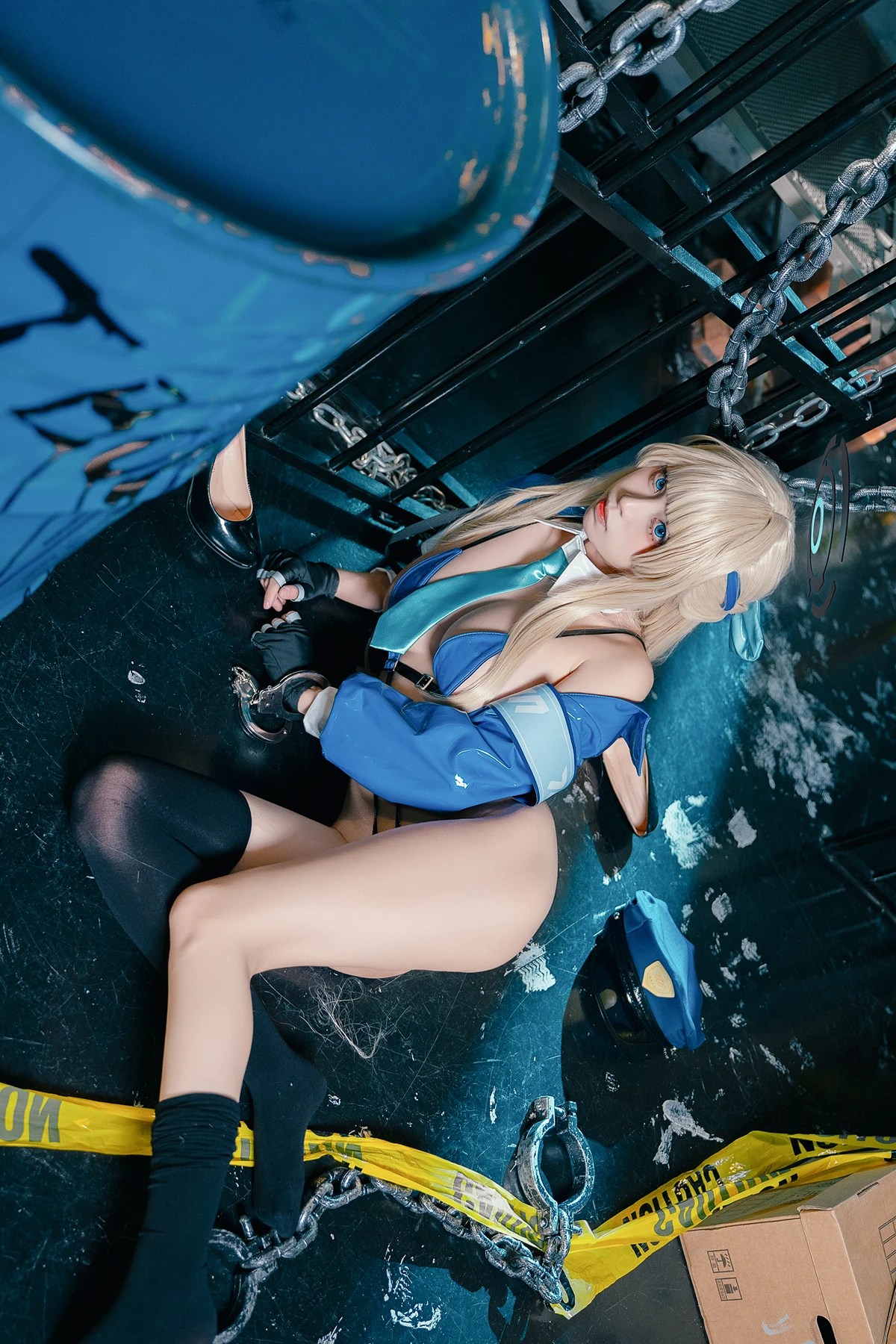 Cosplay 三無人型 蔚蓝档案 飞鸟马时女警