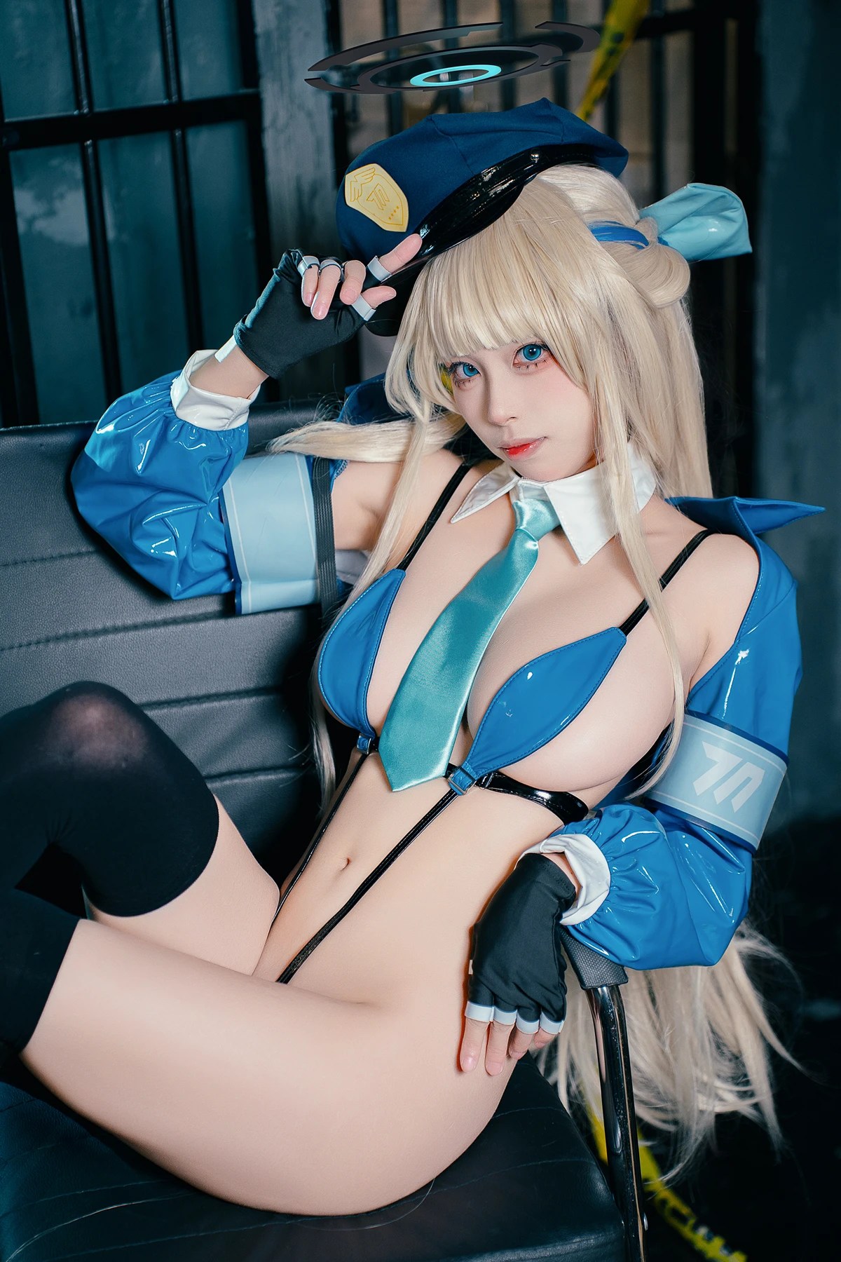 Cosplay 三無人型 蔚蓝档案 飞鸟马时女警
