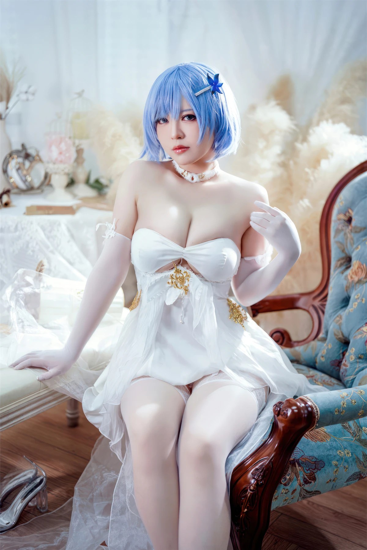 半半子Banbanko Cosplay 碧蓝航线恰巴耶夫白骑兵的旋律礼服