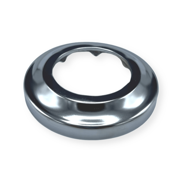 2" OD Chrome Plated Flat Escutcheon - Wal-Rich Corporation