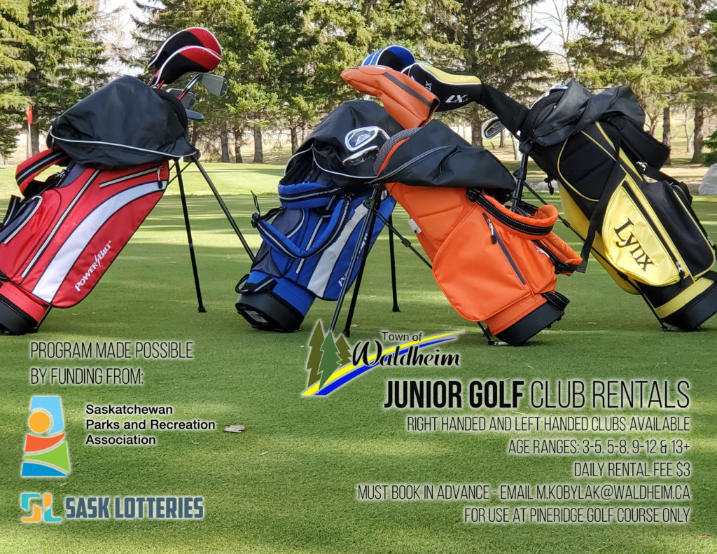 Junior Golf Club Rentals Now Available