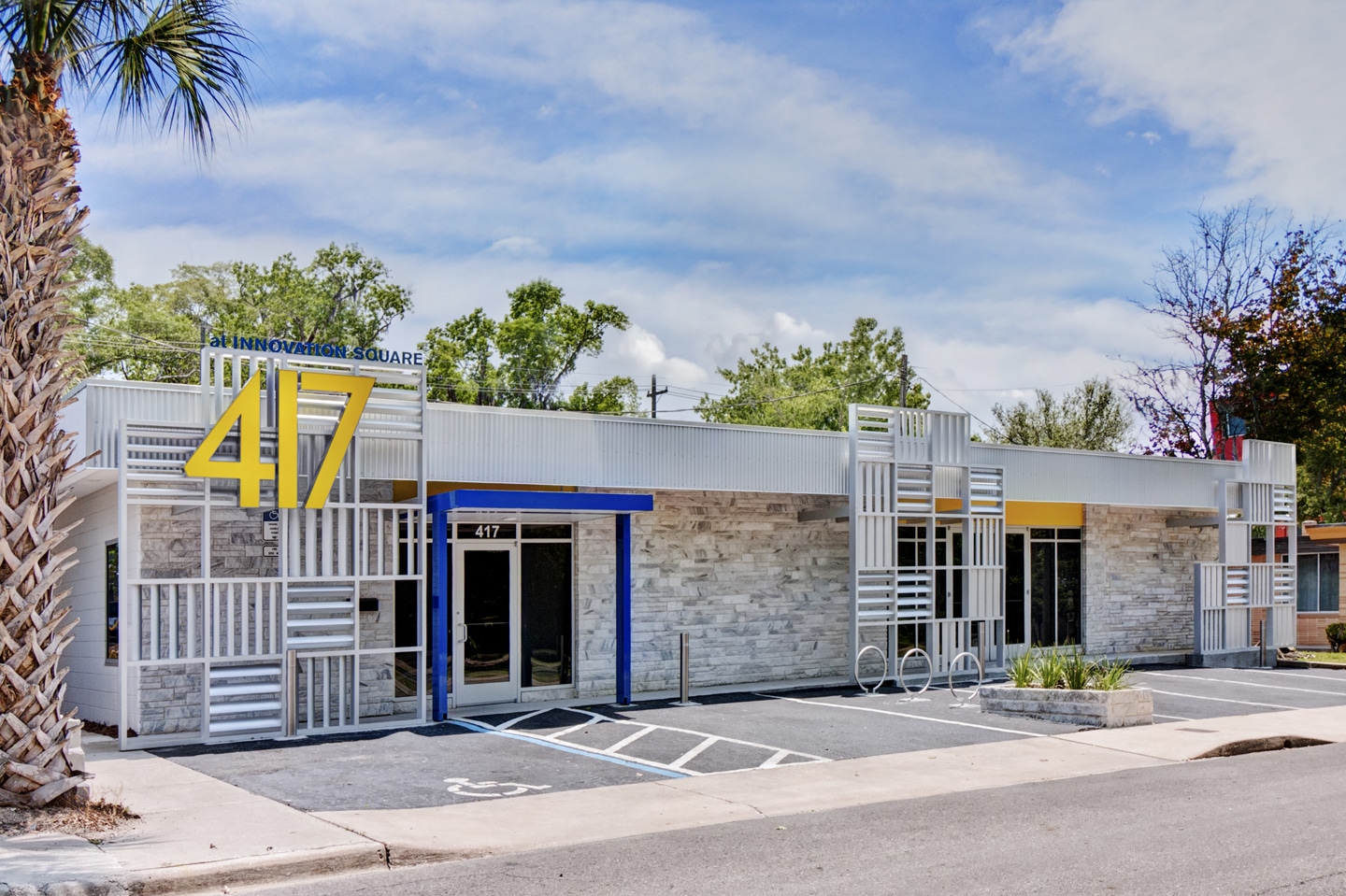 A Distinctive Facade in Gainesville's Innovation District Walker