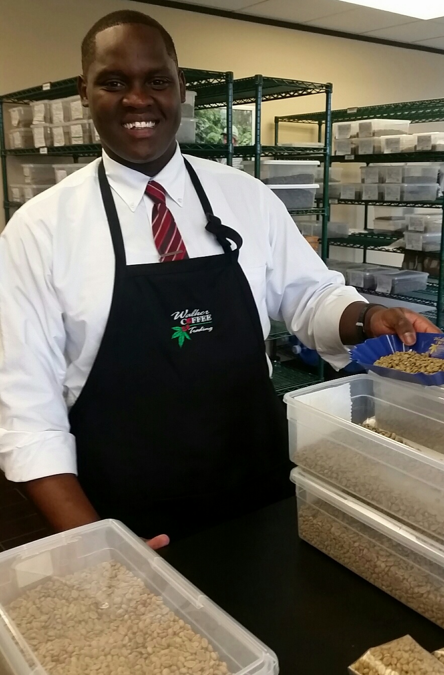Meet Robinson Mutiso, the newest member of the Walker Coffee Team