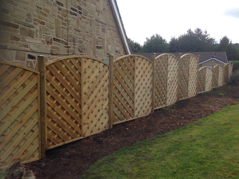 domestic fencing and decking huddersfield Walker Timber Fencing Division