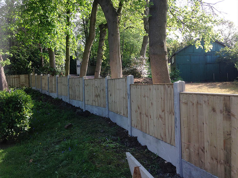 domestic fencing and decking huddersfield Walker Timber Fencing Division