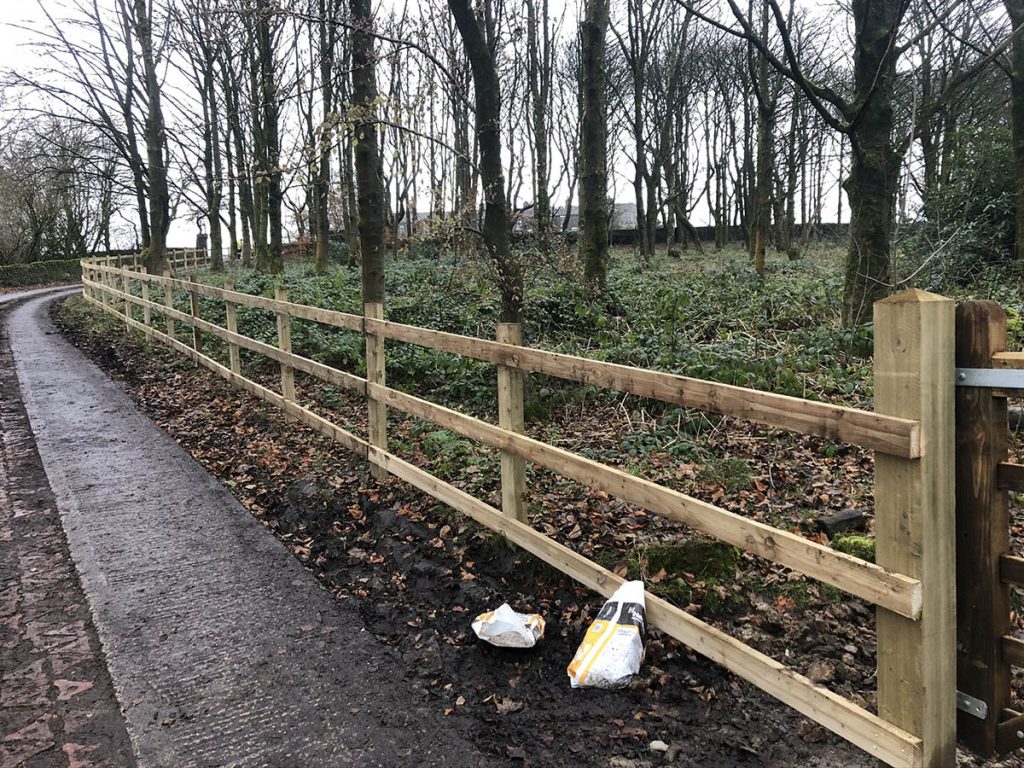 commercial fencing huddersfield Walker Timber Fencing Division