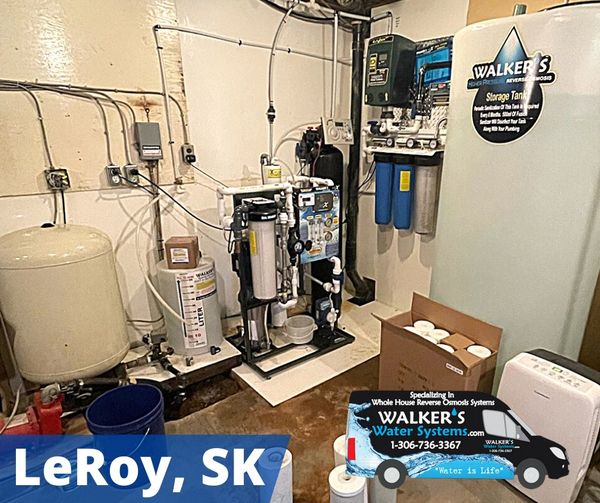 All set in LeRoy, Saskatchewan! Walker's Water Systems