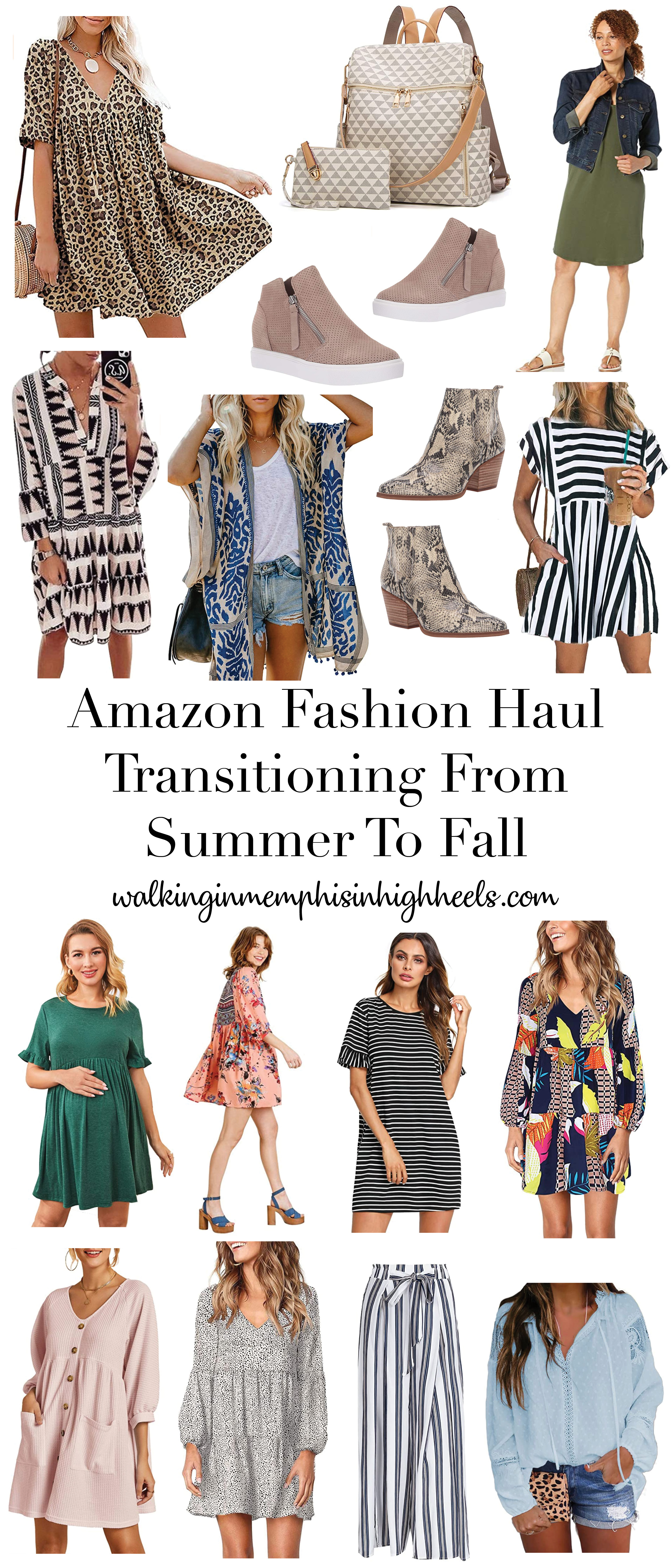 Summer to Fall Amazon Fashion Haul Walking in Memphis in High Heels