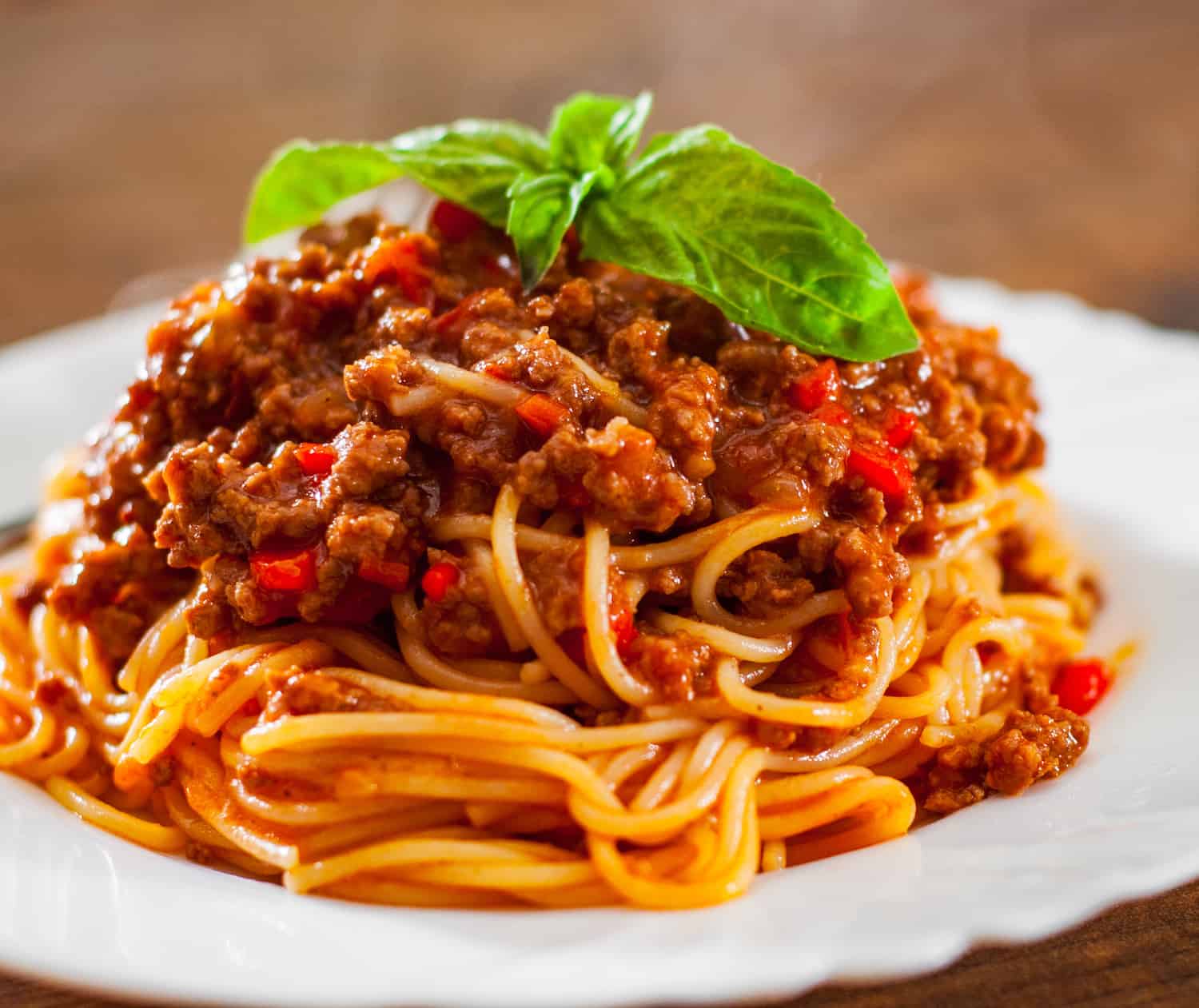 Recipe Healthier Pasta with Meat Sauce Walking Off Pounds