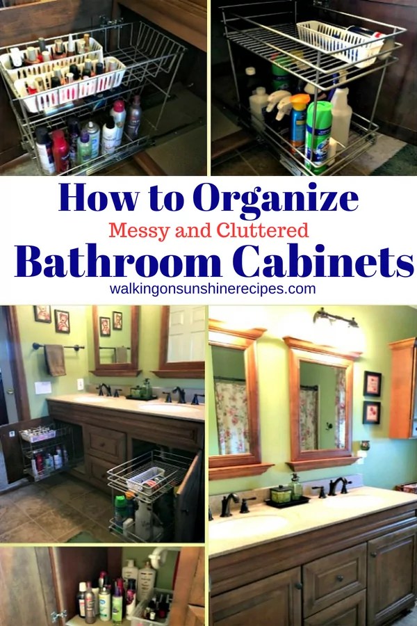 Easy Bathroom Vanity Organization Ideas and Tips Walking on Sunshine