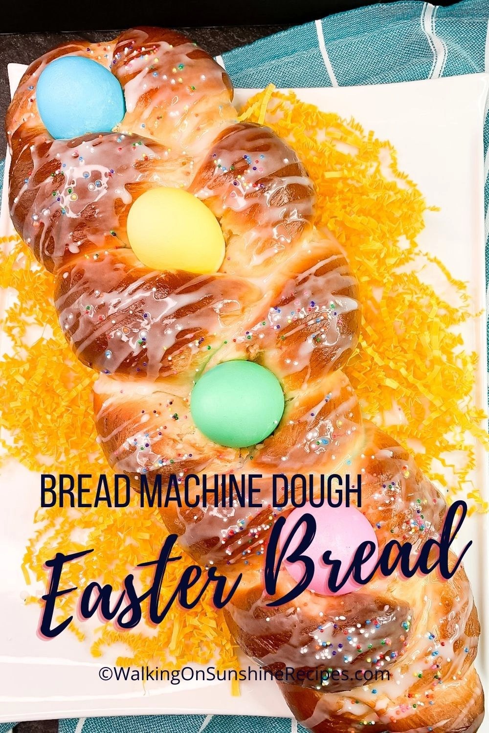 Bread Machine Easter Bread Recipe Walking On Sunshine Recipes