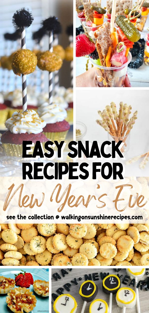 Easy Snack Recipes for New Year's Eve Walking On Sunshine Recipes