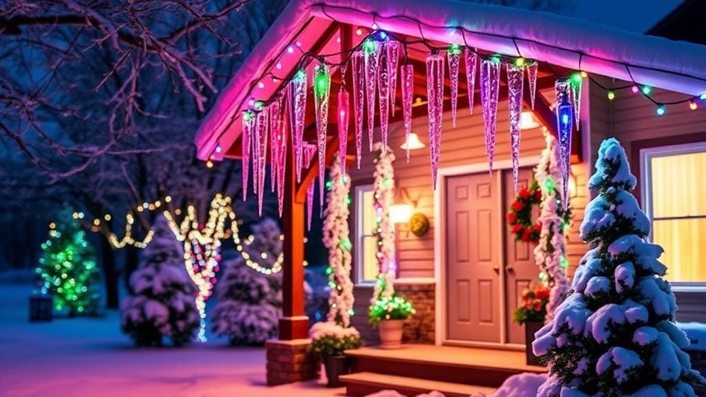 12 EyeCatching Yard Christmas Lights Ideas