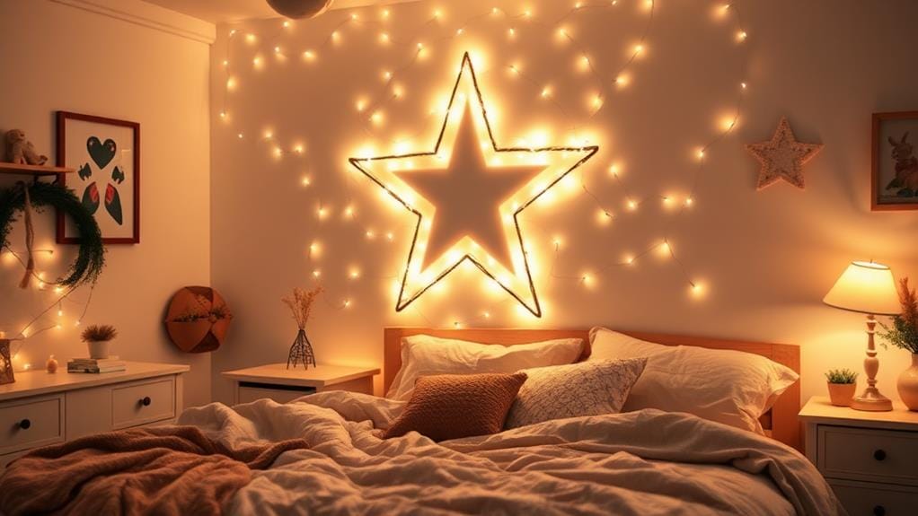 10 Cozy Bedroom Christmas Light Ideas